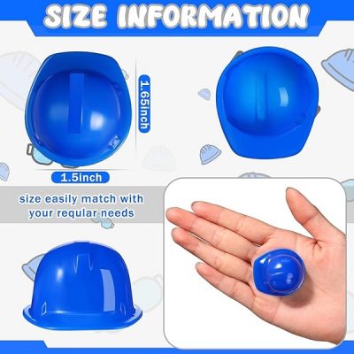 Blue Construction Hat 6 count