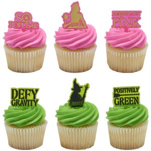 Wicked Elphaba and Glinda DecoPics 12 count