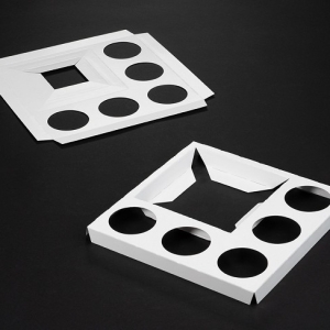 White Bento Box Insert Fits 10″ x 10″ boxes Each