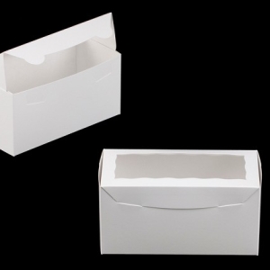 8″ x 4″x 4″ White Cake Box Each