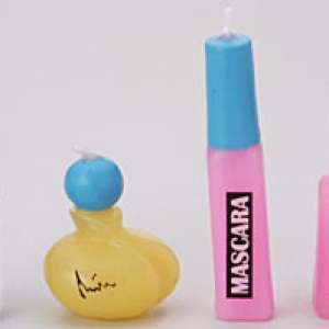 Make Up Novelty Candles Set 4 Candles per set