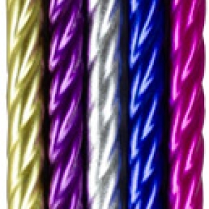 Metallic Party Candles Set 5 Candles per set