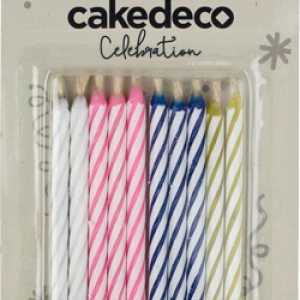 Magic Relight Candles Assorted 2 1/2″ Set 10 Candles per set