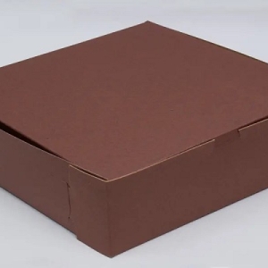10″ x 10″ x 2 1/2″ Chocolate Brown Pie Box Each