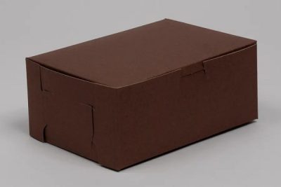 7" x 5" x  3" Chocolate Brown Box Each