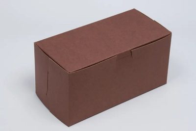 8" x 4"x 4" Chocolate Brown Box Each