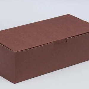 6 1/2″ x 3 3/4″ x  2 1/8″ Chocolate Brown Box Each