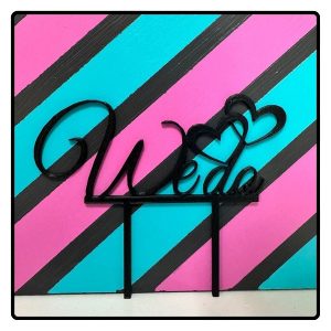 We do with Heart Wedding Topper