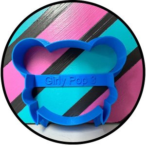 Girly Pop 3 Cookie Cutter