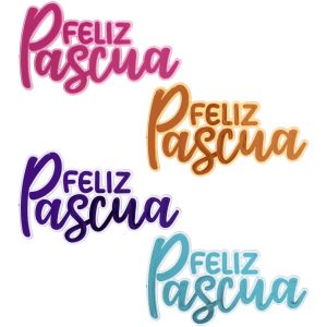 Feliz Pascua (Happy Easter) Foil Layon each