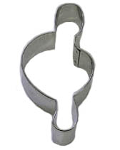 G Clef Music Note Cookie Cutter 4" Each