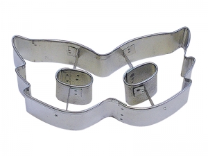 Mardi Gras Mask Cookie Cutter 4" Each