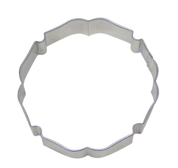 Plaque Badge Cookie Cutter 4 1/4" Each