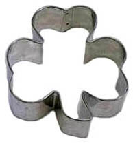 Shamrock Metal Cookie Cutter 3" Each