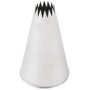 #4B=864K French Star Pastry Tube Each