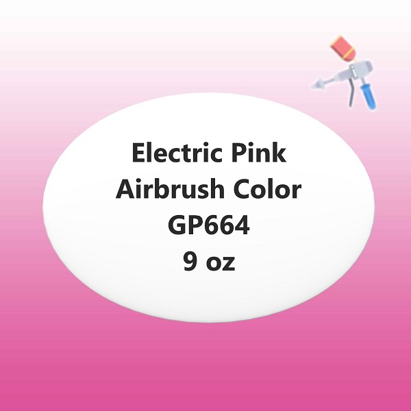 Electric Pink 9 oz (255g) Amerimist Airbrush Color Each