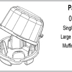 Cupcake Container Jumbo Single Each