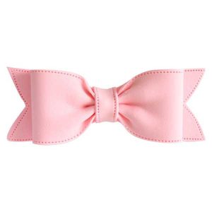 Bow with Tail Pink 4″ Each