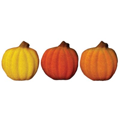 Shimmer Pumpkin Assortment Dec-Ons 10 count