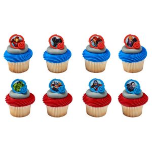 Avengers Mightiest Heroes Rings 12 count