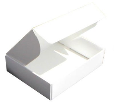 1/4 lb 1pc White Folding Box Each