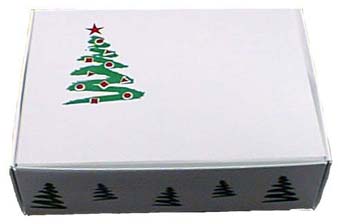 Christmas Tree Fold Box 1 peice 1/4 LB Each