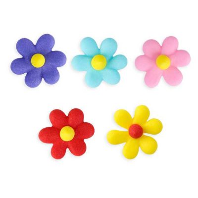 Star Flower Royal Icing 1/2" 12 count