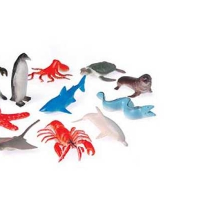 Sea Animals Assorted 2 1/2″ 12 count