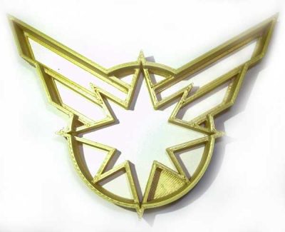 Captain Marvel Superhero Cookie Cutter Each