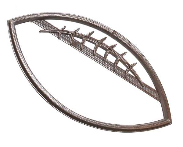 Football Cookie Cutter Each