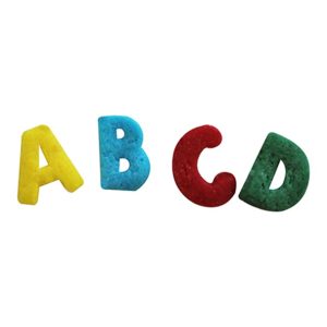 Letter Shapes Confetti Quins 4 oz