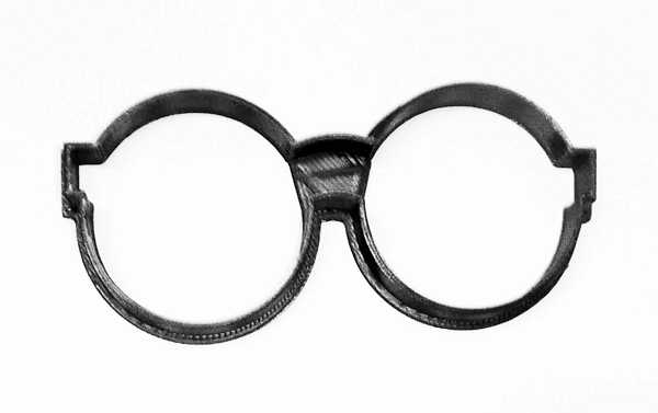 Round Glasses Cookie Cutter Each