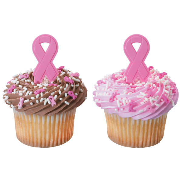 Pink Ribbon DecoPics 12 count