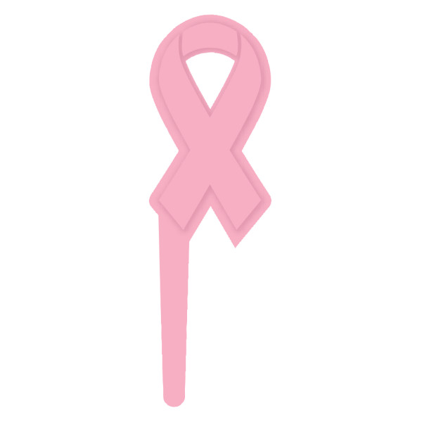 Pink Ribbon DecoPics 12 count - Image 2