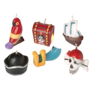 Pirate Candles 2 1/2″ Each
