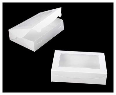 10" x 7" x 2 1/2" White Window box Each