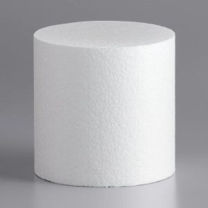 6″ x 6″ Round Styrofoam Dummy Each