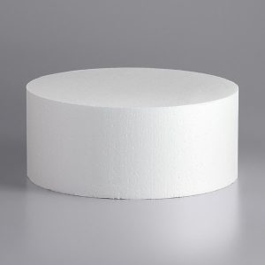 18″ x 6″ Round Styrofoam Dummy Each