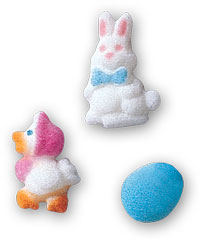 Easter Charms Assorted 1/2"-7/8" 24 count