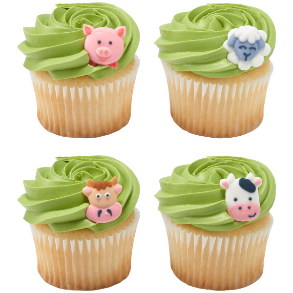 Barnyard Animals Royal Icing Decorations 8 count - Image 2