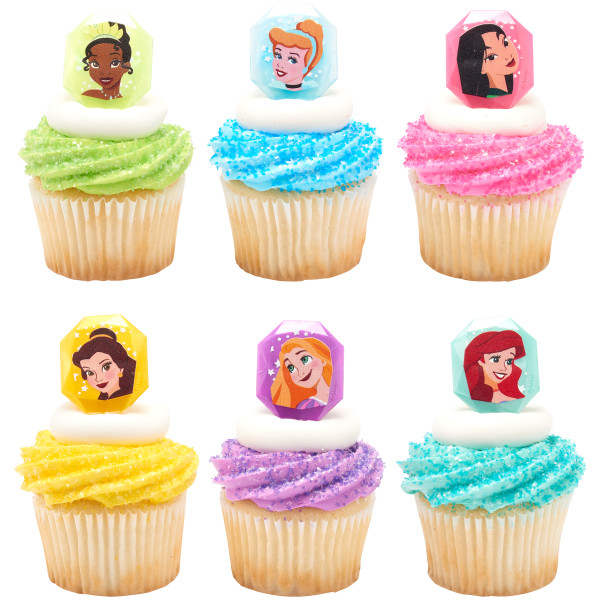 Disney Princess Character Cupcake Rings 12 count - Image 3