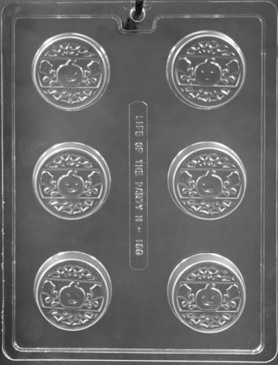 Pumpkin, Ghost, Spider, Web Cookie Candy Mold 6  Cavity Each