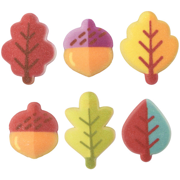 Autumn Leaves Dec-Ons 6 count