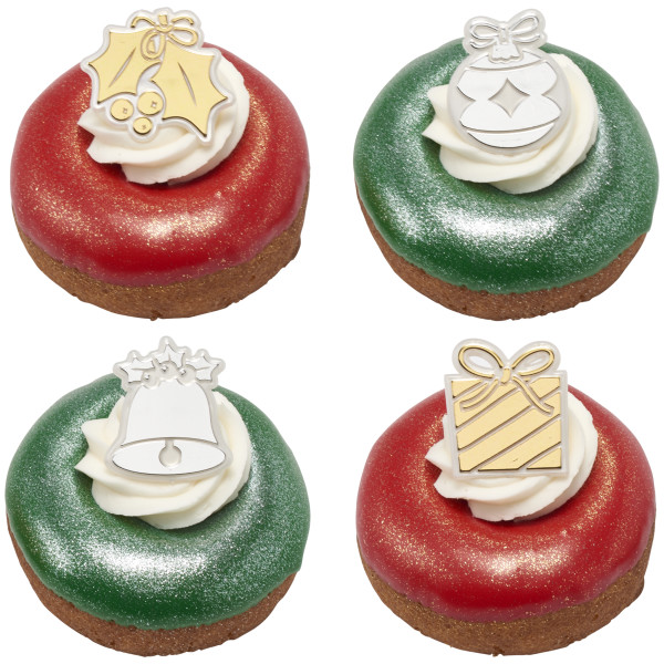 Holly Jolly Cupcake Rings 12 count - Image 2