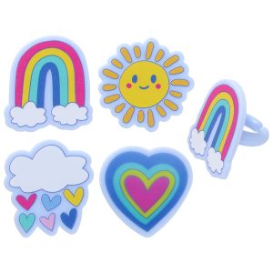 Joyful Sunshine Cupcake Rings 12 count