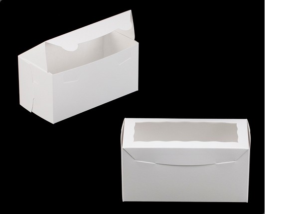 8" x 4"x 4" White Cake Box Each