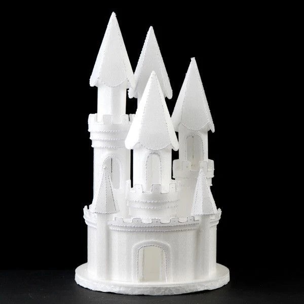 Fairy Castle Styrofoam 13.5" x 7" Each
