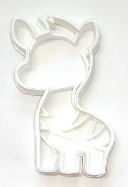Cute Baby Zebra Cookie Cutter each