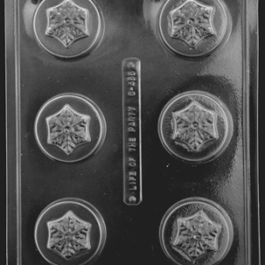 Snowflake Cookie Mold 6 cavity Each