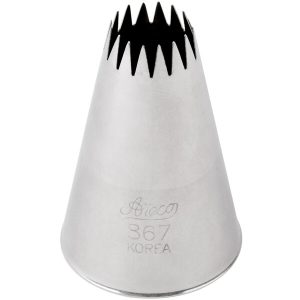 #7B=867K French Star Pastry Tube Each